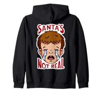 Santa's Not Real Zip Hoodie