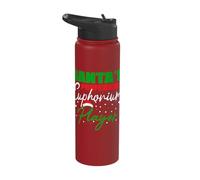 Santas Preferred Euphonium Player Baritone Bass Christmas Stainless Steel Insulated Water Bottle