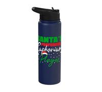Santas Preferred Euphonium Player Baritone Bass Christmas Stainless Steel Insulated Water Bottle