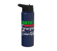 Santa's Preferred Forensic Psychologist Forensic Psychology Stainless Steel Insulated Water Bottle
