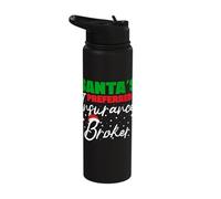 Santa's Preferred Insurance Broker Medicare Insurance Stainless Steel Insulated Water Bottle