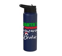 Santa's Preferred Insurance Broker Medicare Insurance Stainless Steel Insulated Water Bottle