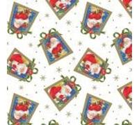 Santas Presents Christmas suttons Printed Patterned Tissue Wrapping Paper 5 Sheets