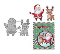 Santa's Reindeer Metal Die Cuts for Card Making for DIY Scrapbooking