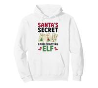 Santa's Secret Card Crafting Elf - Card Making Christmas Pullover Hoodie
