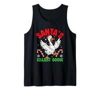 Santa's Silliest Goose Christmas Cheer Tank Top