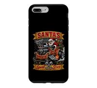 Santa's Speed Shop Hotrod Christmas Holiday Garage Art Case for iPhone 7 Plus/8 Plus