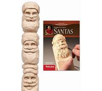 Santas Study Stick Kit (Learn to Carve Faces with Harold Enlow): Learn to Carve Santas Booklet & Santa Study Stick (Fox Chapel Publishing) ... (Harold Enlow's Whittling & Carving Tips)