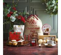 Santa's Tea Time Treats Wine Gift Hamper, 75 nglish Breakfast Tea, Christmas Sweets, Holiday Afternoon TeaBy Winebuyers