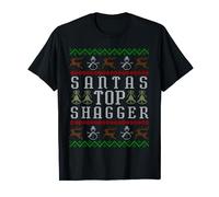 Santa's top shagger funny boyfriend husband christmas T-Shirt