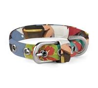 Santa's Train Dog Collar Adjustable Soft and Comfortable Puppy Collars with Metal Buckle Pet Collar for Small Medium Pet