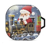 Santa's Train Headphone Protective Case, Earphone Case For Galaxy Buds Live, Galaxy Buds Pro, Galaxy Buds2, Galaxy Buds 2 Rro Series Headphones