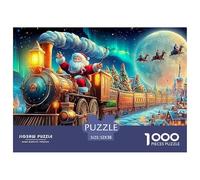 Santa's Train RideSpectacular 1000-Piece Jigsaw Puzzles for Adults Showcasing The Spectrum of Impossible-to-Difficult Challenging Puzzle Games - These Spectacular Jigsaw Puzzles Engage Adults And Kid