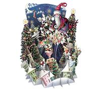 Santa's Village - 3D Pop Up Christmas Greeting Card, XTW022