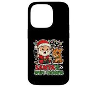 Santas Wifi Down Reindeer Trouble Case for iPhone 14 Pro