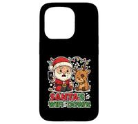 Santas Wifi Down Reindeer Trouble Case for iPhone 15 Pro