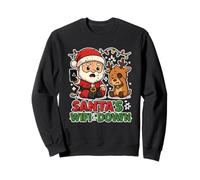 Santas Wifi Down Reindeer Trouble Sweatshirt