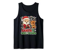 Santas WiFi Down Reindeer Trouble Tank Top