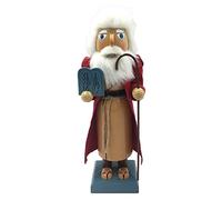 Santa's Workshop 14" Moses Nutcracker, RED