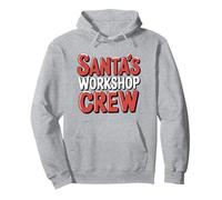 Santa's Workshop Crew Funny Group Cousin Family Christmas Pullover Hoodie