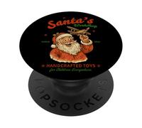 Santa's Workshop Handcrafted Toys 1924 PopSockets Adhesive PopGrip