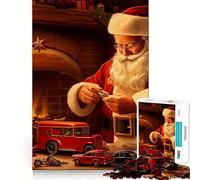 Santa's Workshop Jigsaw Puzzles 1000 Piece for Adults Strengthen Recall Leisure Fun Quality Edge Elegant Gift (38x26cm)