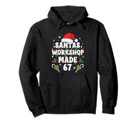Santas Workshop Made 67 Six Seven Christmas 67 Meme Pullover Hoodie