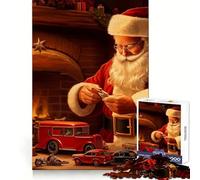 Santa's Workshop Teenager Jigsaw Puzzles 1000 Pieces Mind Puzzle Casual Relax Image Assembly Heartfelt Gift (50x75cm)