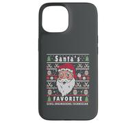Santas XMAS Ugly Christmas Civil-engineering-technician Case for iPhone 15