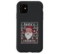 Santas XMAS Ugly Christmas Clinical-Laboratory-Technician Case for iPhone 11