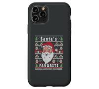Santas XMAS Ugly Christmas Clinical-Laboratory-Technician Case for iPhone 11 Pro