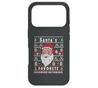 Santas XMAS Ugly Christmas Clockmaker-Watchmaker Case for iPhone 17 Pro