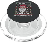 Santas XMAS Ugly Christmas Clockmaker-Watchmaker PopSockets PopGrip for MagSafe