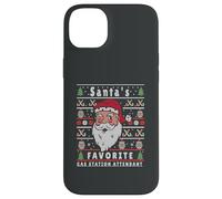 Santas XMAS Ugly Christmas Gas-Station-Attendant Case for iPhone 14 Plus