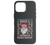 Santas XMAS Ugly Christmas General-Manager Case for iPhone 16 Pro Max