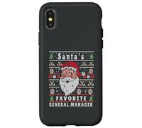 Santas XMAS Ugly Christmas General-Manager Case for iPhone X/XS