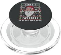 Santas XMAS Ugly Christmas General-Manager PopSockets PopGrip for MagSafe