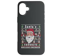 Santas XMAS Ugly Christmas Nuclear-Engineer Case for iPhone 16 Plus