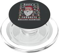 Santas XMAS Ugly Christmas Nuclear-Scientist PopSockets PopGrip for MagSafe