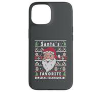 Santas XMAS Ugly Christmas Surgical-Technologist Case for iPhone 15