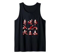 Santa's Yoga Positions Namaste Zen Christmas Meditation Tank Top