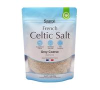 Sante Naturelle Celtic Salt - 1.1lb (18oz) Grey Coarse Sea Salt, Unrefined French Celtic Sea Salt Organic, Hand Harvested 82+ Minerals Celtic Salt, 100% Natural Sea Salt