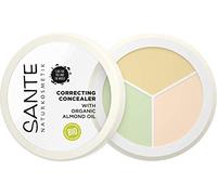 SANTE Naturkosmetik 3-in-1 Correcting Concealer - 6g - Conceals Dark Circles & Skin Imperfections - with Organic Almond Oil - Vegan & Dermatologically Tested