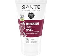 SANTE Naturkosmetik FAMILY 1 Min Wonder Shine Mask, Silicone-Free Hair Mask with Organic Birch Leaf Extract and Vegetable Protein, Vegan Hair Care for Noticeably More Shine and Smoothness, 150 ml
