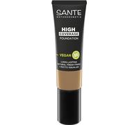 SANTE Naturkosmetik High Coverage Natural Foundation 05 Warm Beige Vegan Foundation with Organic Peptides, with Strong Covering Power and Natural Finish, Nourishing and Long-Lasting Formula,
