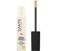 Sante Naturkosmetik Mineral Wake Up Concealer 01 Neutral Ivory, Covers Shade and Blemishes, Suitable for Contouring, Vegan, 8 ml