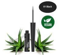 Sante Organic Natural Liquid Eyeliner 01 Black 3.5ml - Big, Bold & Feminine Look