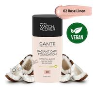Sante Organic Natural Vegan Radiant Care Foundation 02 Rose Linen 30ml
