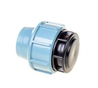 Santehplast MDPE 32mm Stop End Cap | 16PN, Compression Fitting