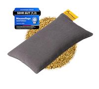 SANTERGO Mouse pad Wrist Rest - Ergonomic Palm Support Made of Organic Millet Chaff, Anti-tendonitis Problem for Computer Mouse, Relieve Wrists, Cushion Support in Gray
